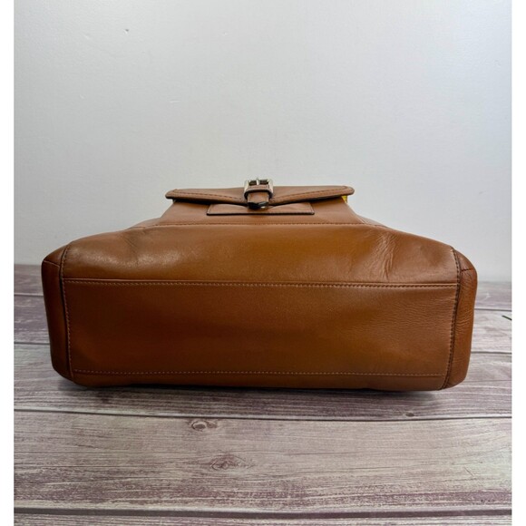 SOLD* COACH F29881 Charlie Brown Leather Hobo Shoulder Handbag Front Flap - Picture 7 of 16